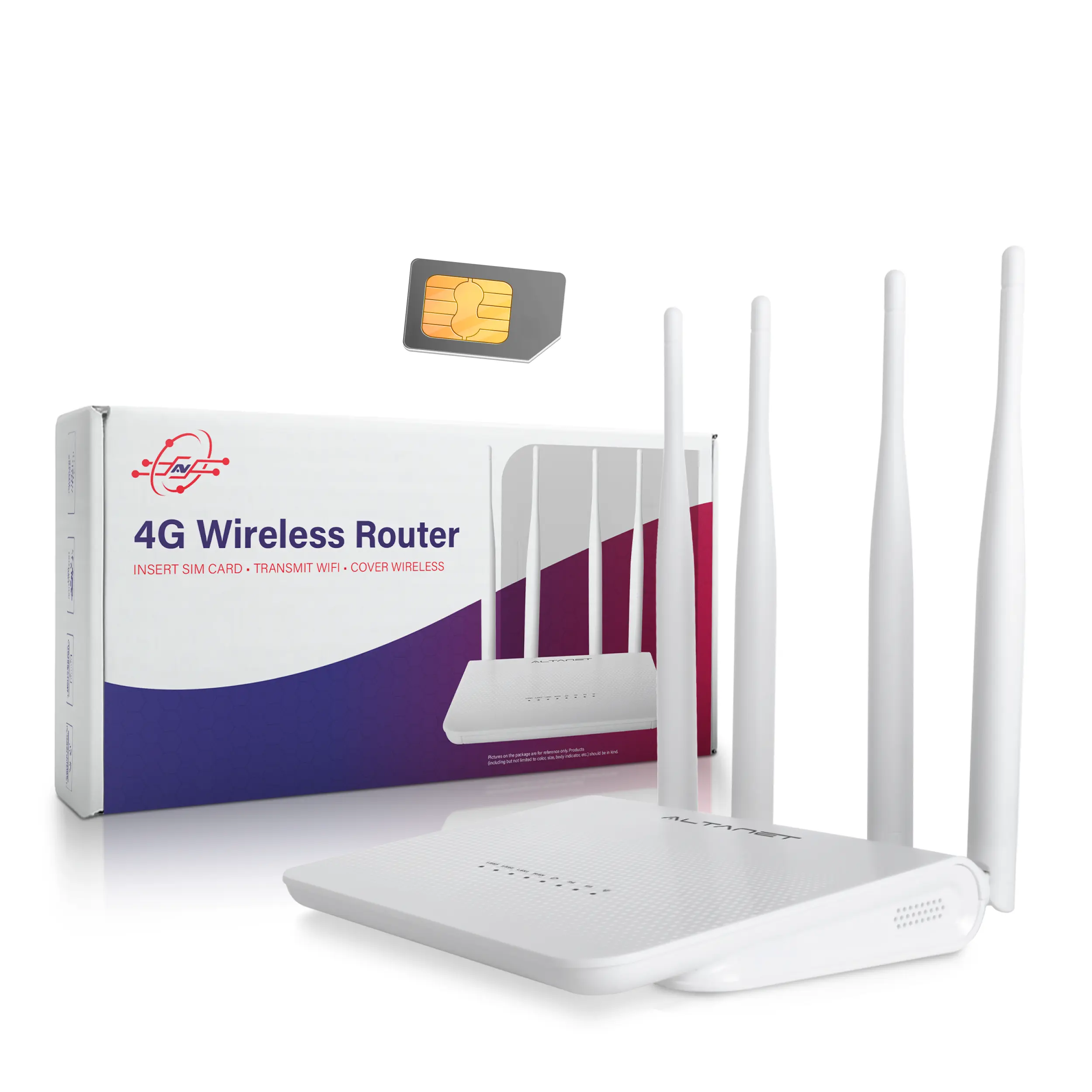 Módem Router 4G LTE AltaNet ETH31 Blanco