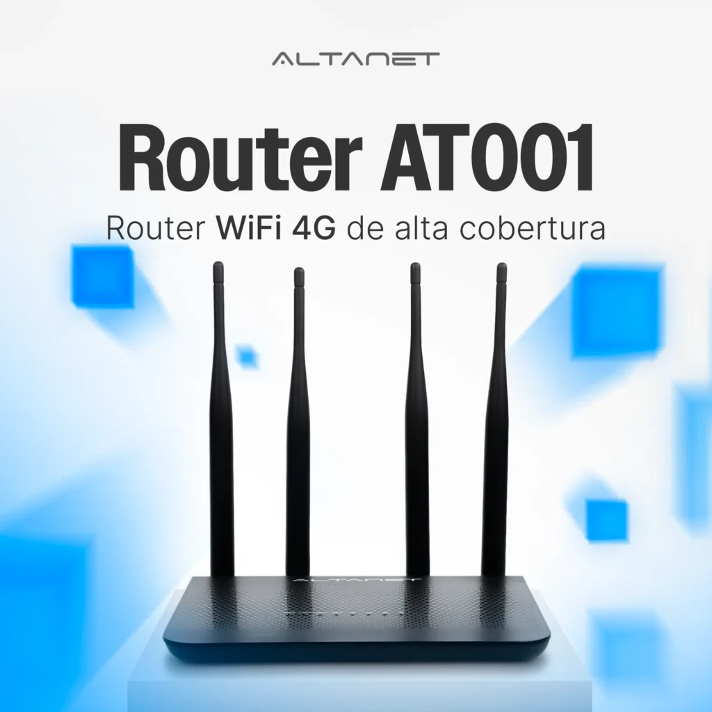 Módem Router 4G LTE AltaNet ETH31 Negro - imagen 2
