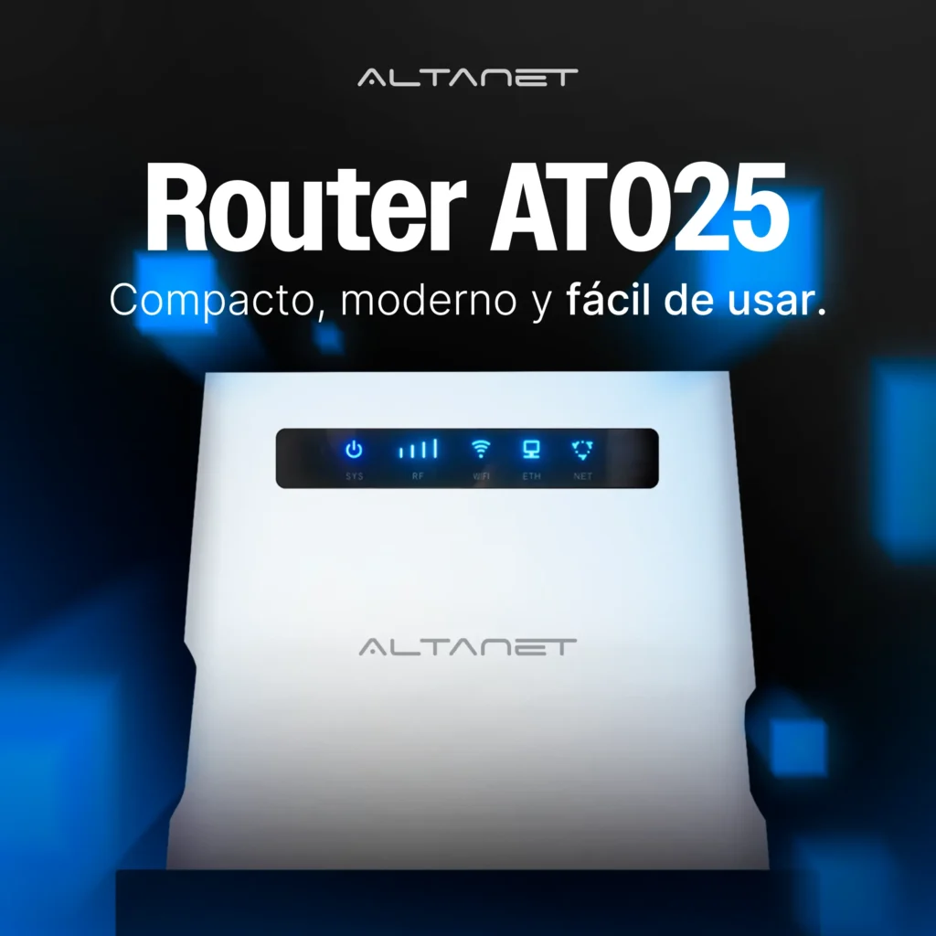 Módem Router 4G LTE AltaNet AT025 WiFi 300 Mbps - imagen 2