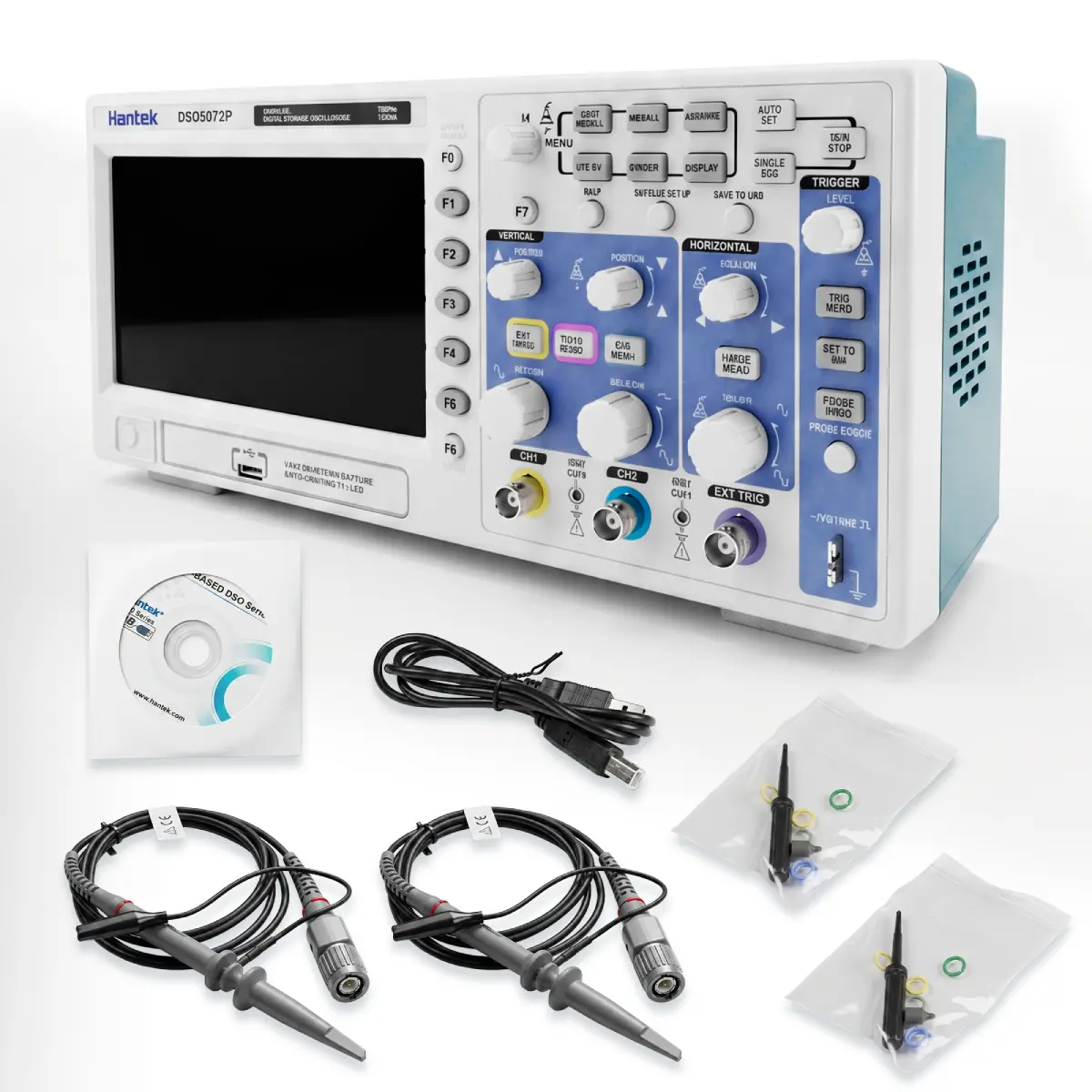 Osciloscopio de Banco Hantek DSO5072P 70 MHz 2 Canales