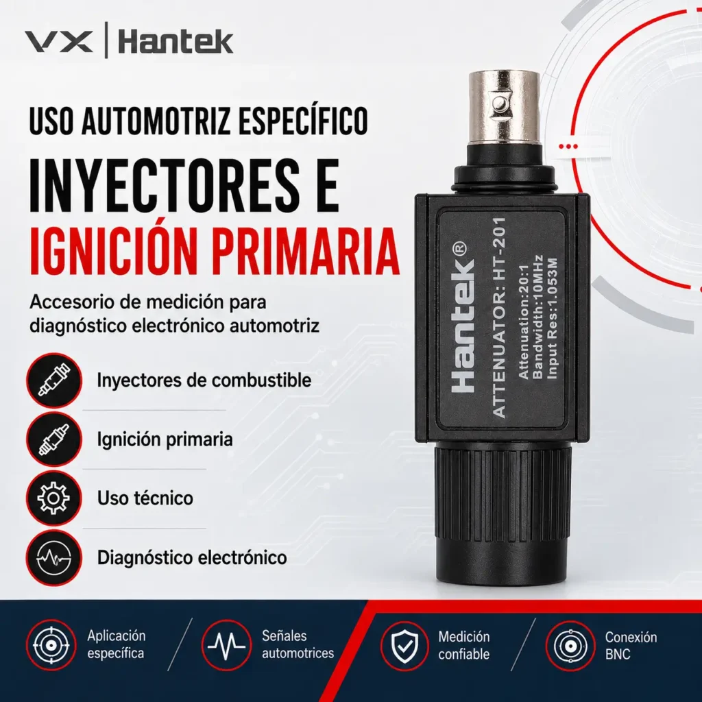 Kit 2 Atenuadores Hantek HT201 20:1 para Osciloscopio - imagen 3