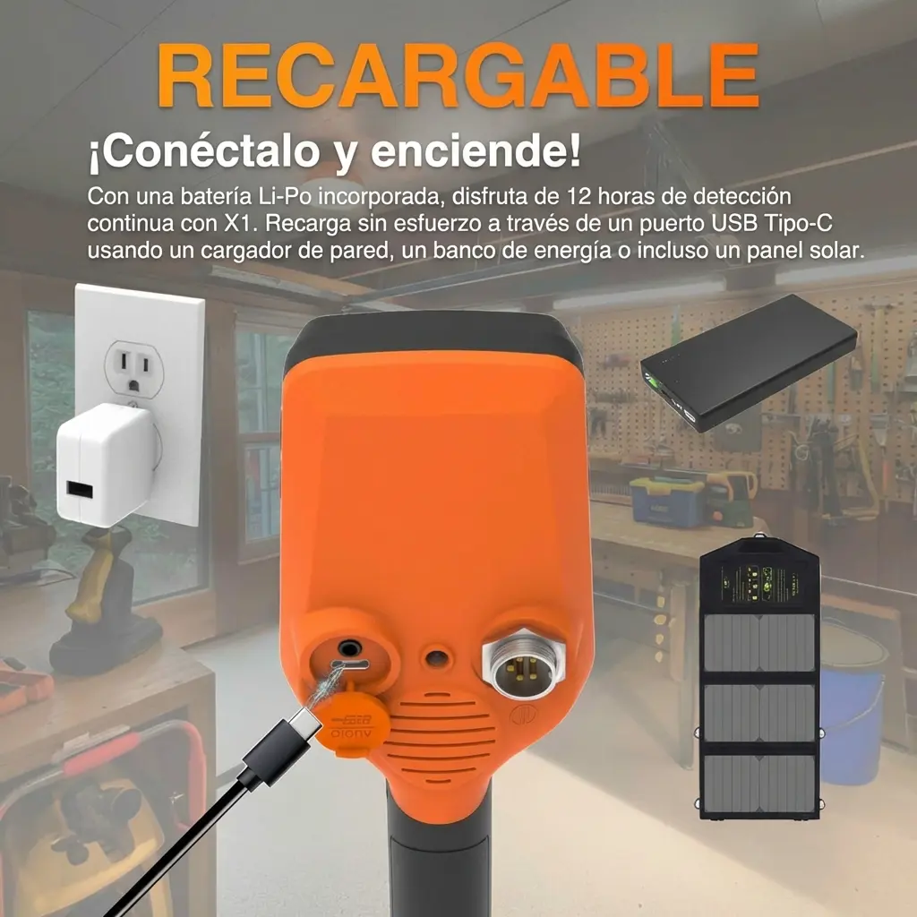 Detector de Metales Quest X1 IDMAXX Recargable - imagen 6
