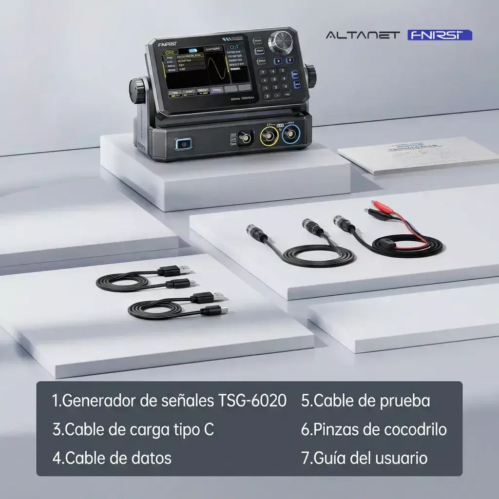 Generador de Señales FNIRSI TSG6020 60 MHz 2 Canales - imagen 3