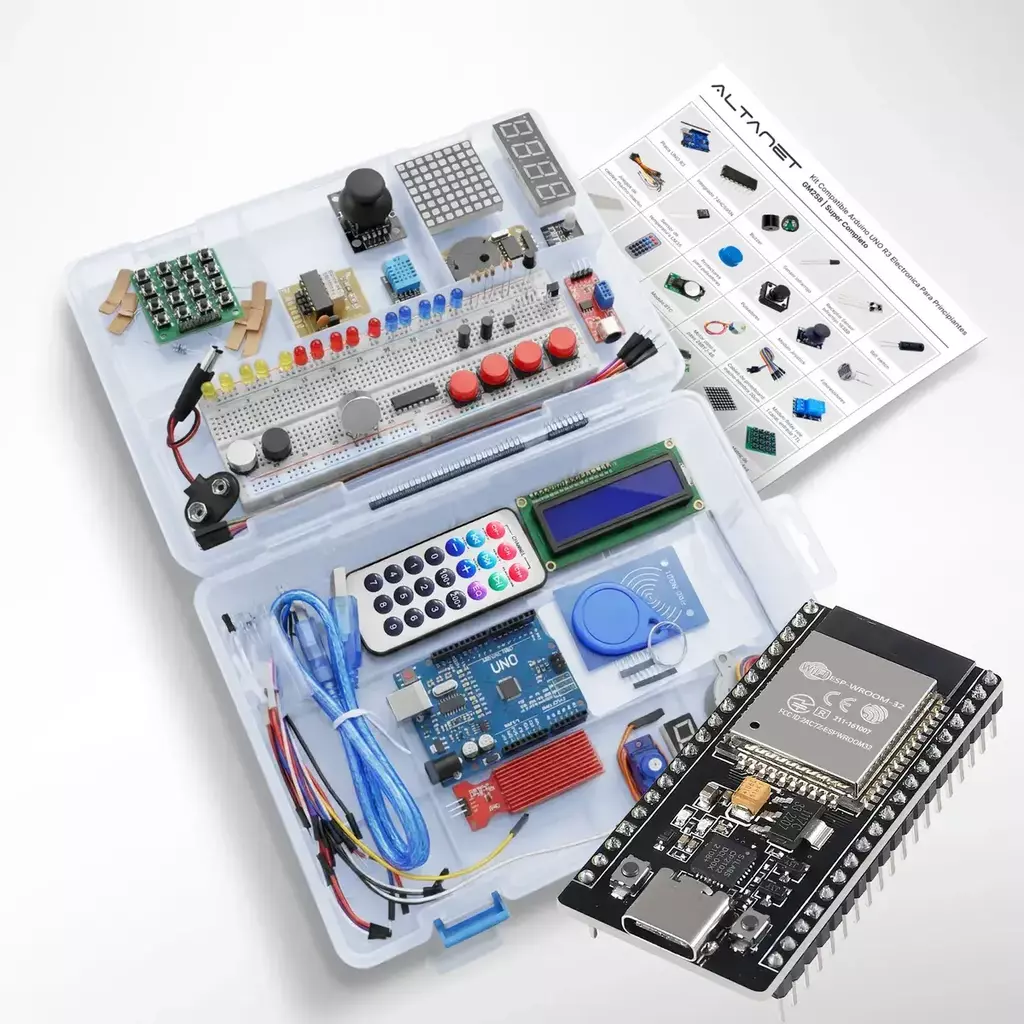 Kit AltaNet Arduino Uno R3 Compatible + ESP32 USB-C