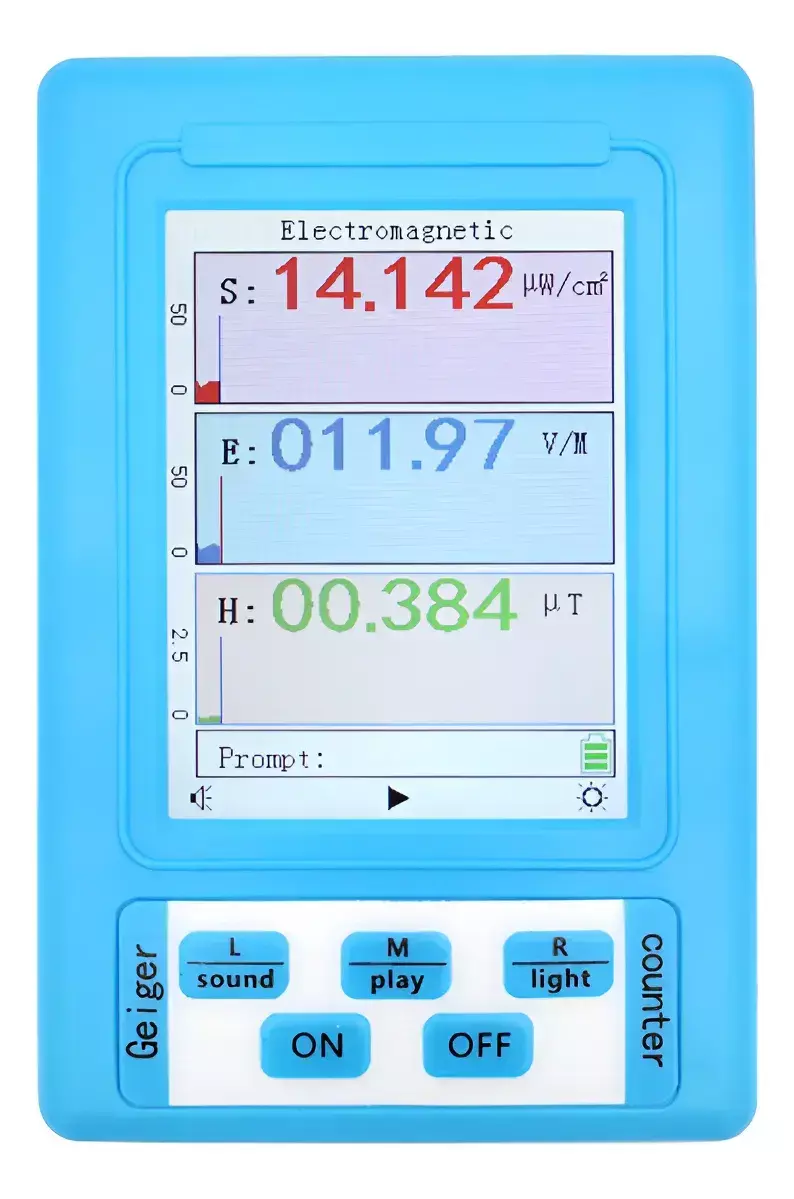 Medidor de Campos Electromagnéticos AltaNet BR-9A 3 en 1