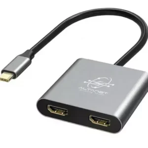 Hub USB-C AltaNet GM157 Dual HDMI 4K con PD