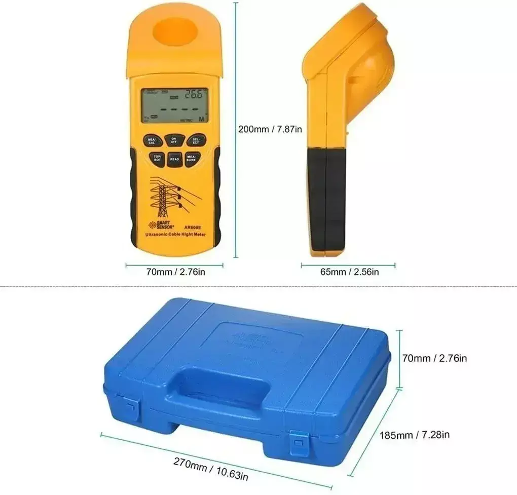 Medidor Ultrasónico de Altura de Cables AltaNet AR600E - imagen 3