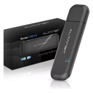 Módem Router USB 4G LTE AltaNet ST20 Negro