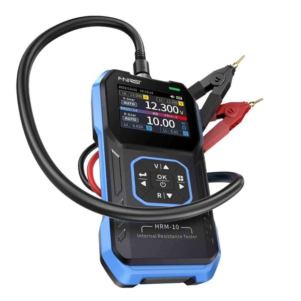 Medidor de Resistencia Interna FNIRSI HRM-10 para Baterías