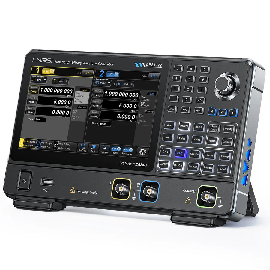 Generador de Señales FNIRSI DPG-1122 120 MHz 2 Canales