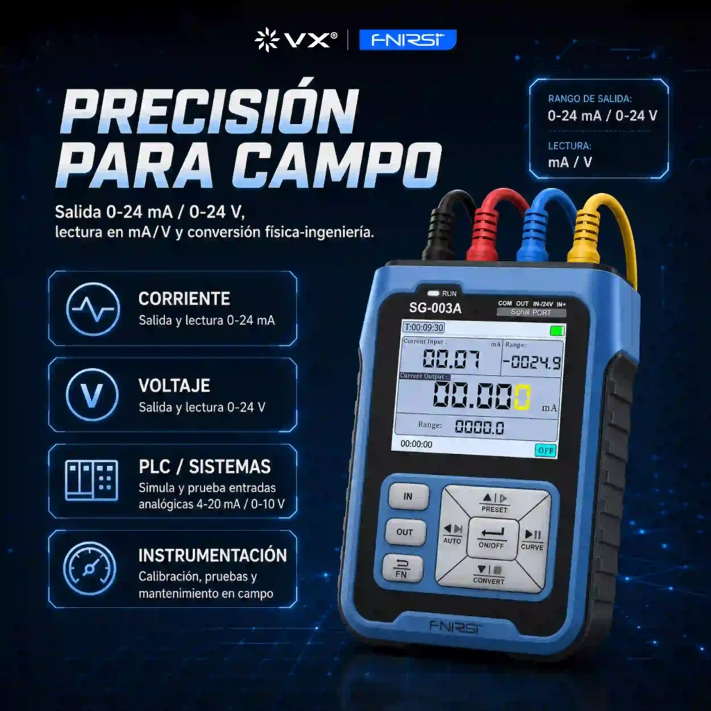 Generador de Señales FNIRSI SG-003A 24 V 24 mA - imagen 5