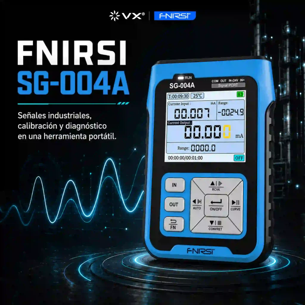 Generador de Señales FNIRSI SG-004A Multifunción Azul - imagen 2