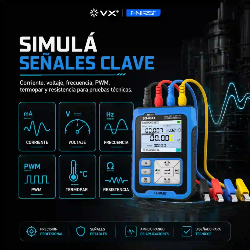 Generador de Señales FNIRSI SG-004A Multifunción Azul - imagen 4