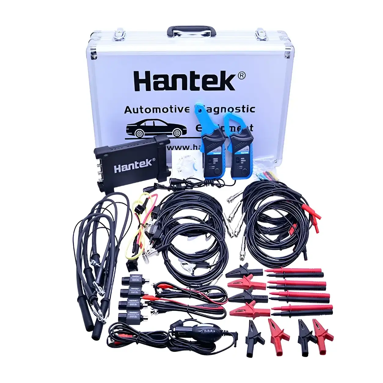 Osciloscopio Automotriz Hantek 6074BE Kit IV 4 Canales 70 MHz