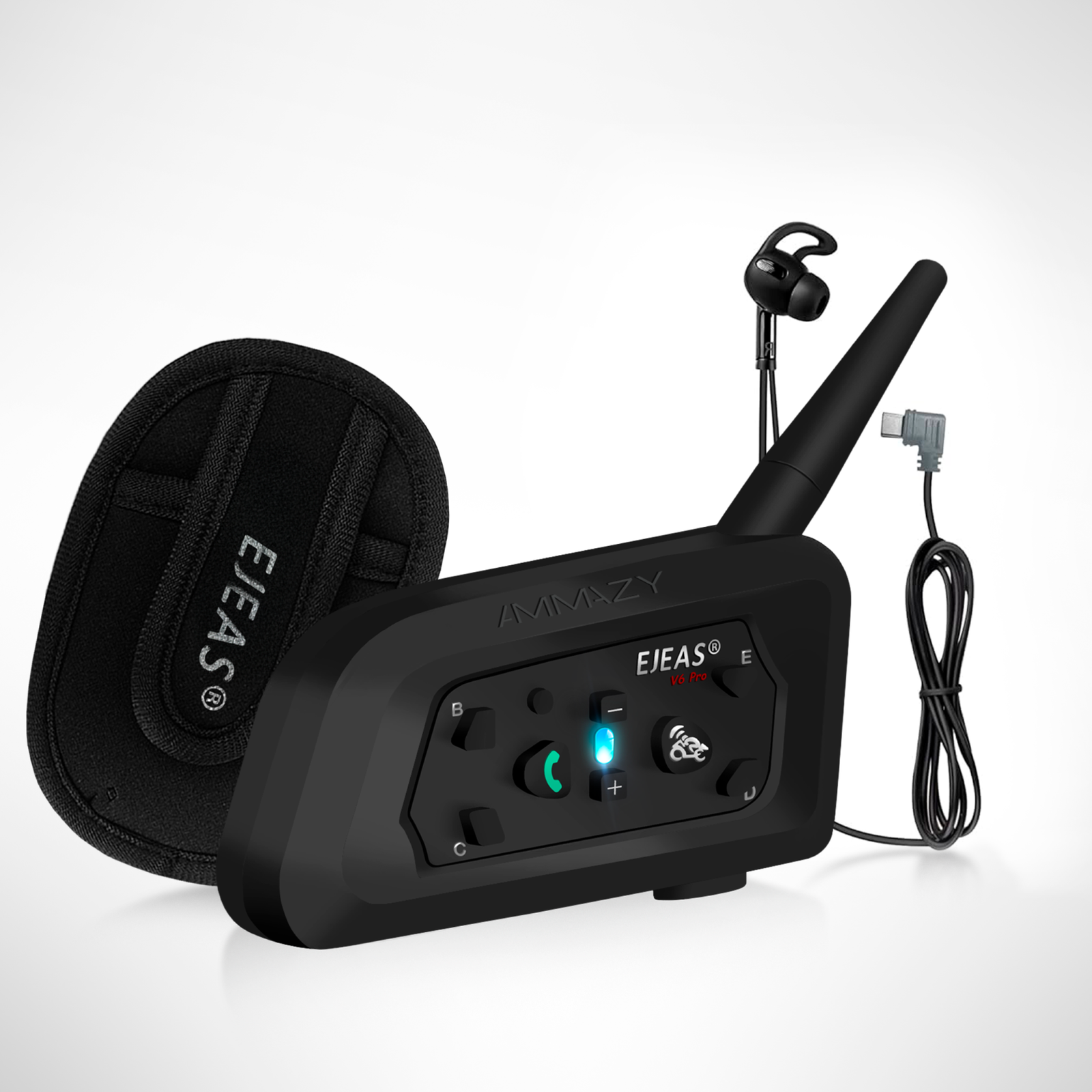 Intercomunicador Arbitros EJEAS V6C Bluetooth In Ear