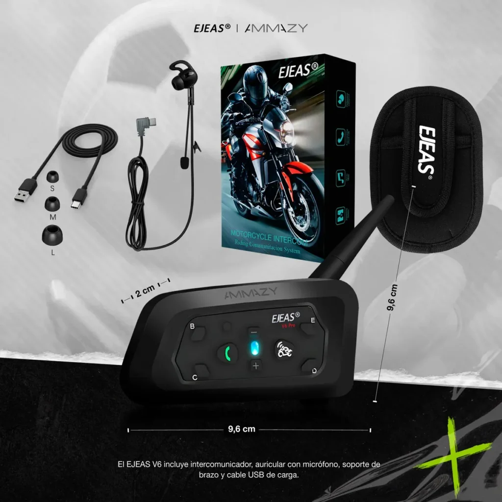 Combo 2 intercomunicadores Ejeas V6C - imagen 6