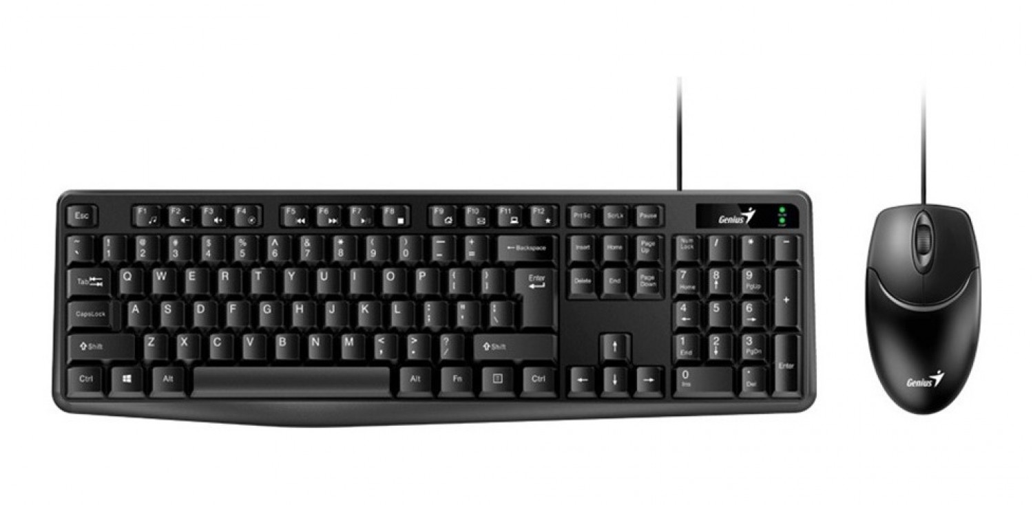 Combo de teclado y mouse Genius KM-170