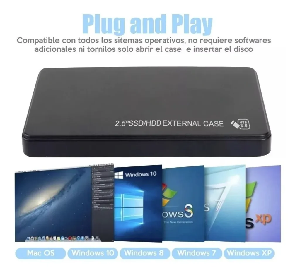 Carry Disk USB 3.0 para HDD y SSD 2.5" - imagen 2