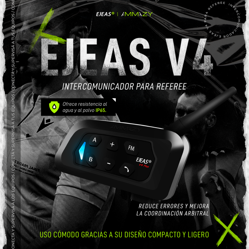 Intercomunicador Ejeas V4C Árbitros y Jueces - imagen 3