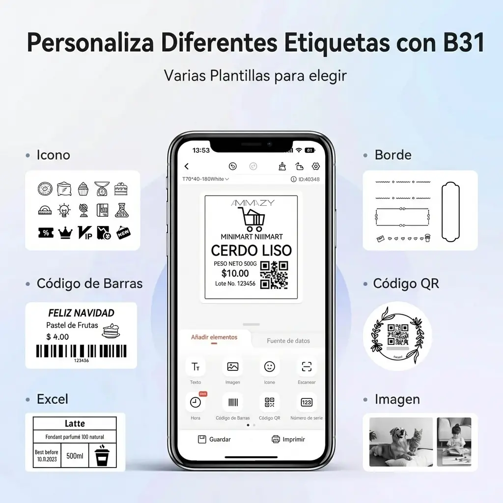 Impresora Térmica Portátil Niimbot B31 - imagen 5