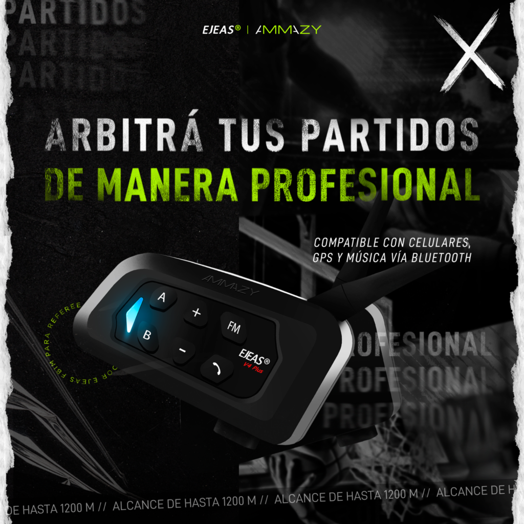 Intercomunicador Ejeas V4C Árbitros y Jueces - imagen 5