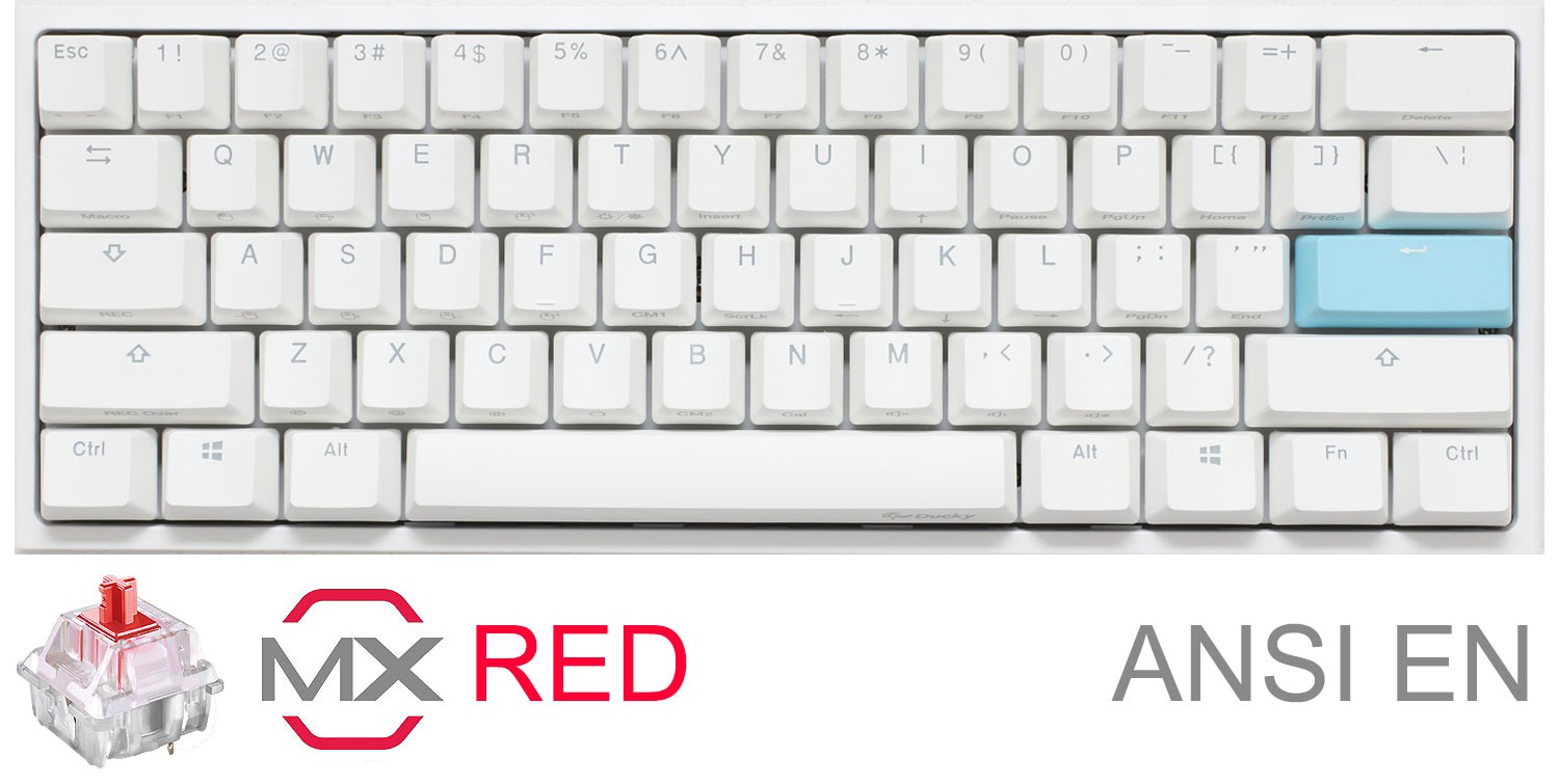Teclado Ducky One 2 Mini Pure White