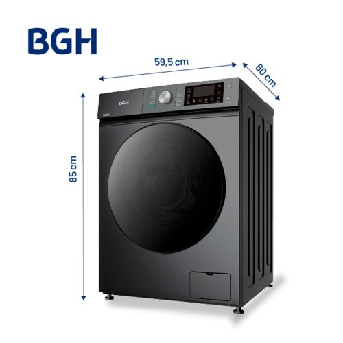 Lavarropas BGH BWFS09S25AR 9KG GRAF - imagen 3