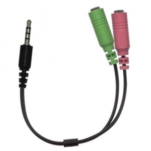 Adaptador de audio y micrófono Genius 32590001400