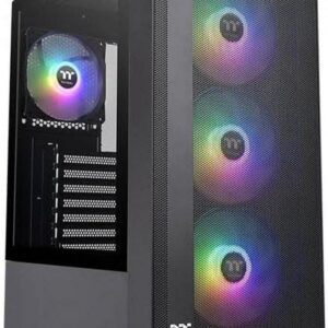 Gabinete Thermaltake S200 Plus TG ARGB negro