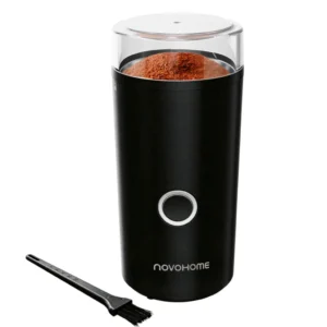 Molinillo De Café Eléctrico Novohome Acero Inox 200w Cap 70g
