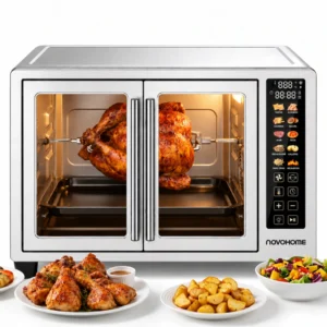 Horno Novohome Eléctrico Digital Touch 48 Lts 10 Funciones