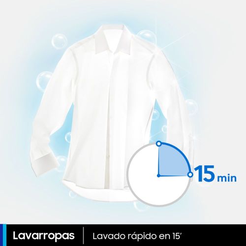 Lavarropa Samsung Carga Frontal 6,5 Kg Silver WW65A4000SU - imagen 5