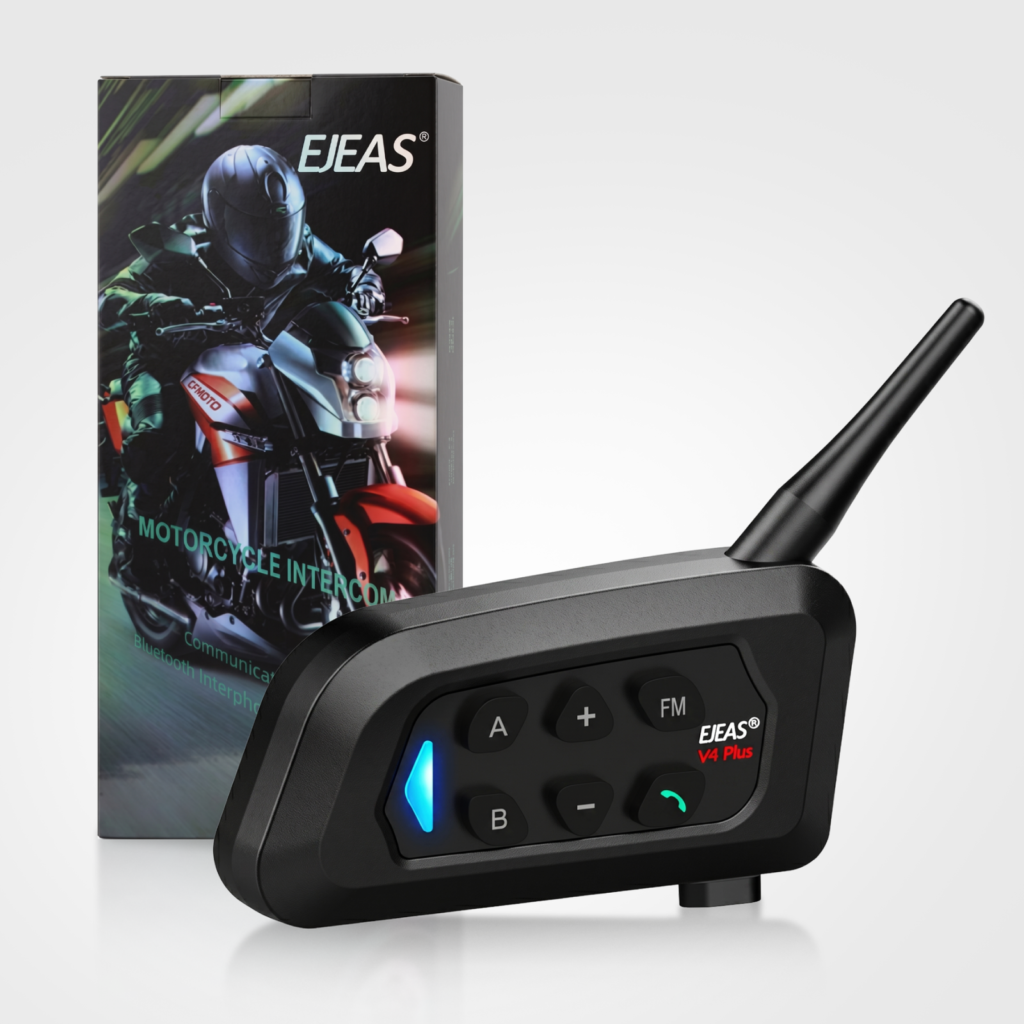 Intercomunicador Moto Ejeas V4 Plus Bluetooth