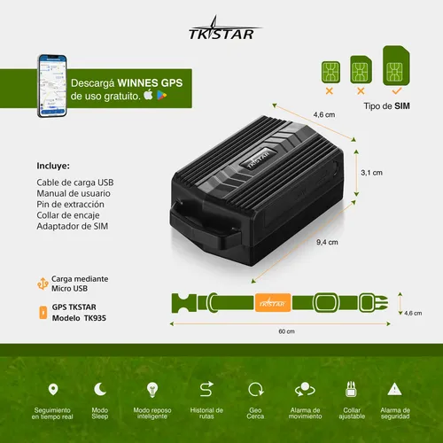 GPS Tracker Localizador TK935 para Ganadería - imagen 3