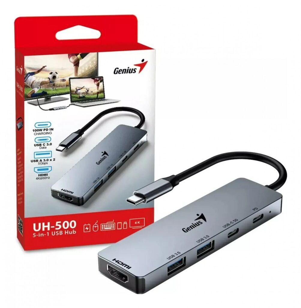 Hub USB-C Genius UH-500