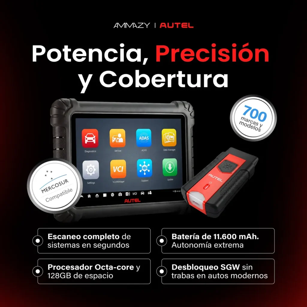 Scanner automotriz Autel MaxiSYS MS906 MAX - imagen 6