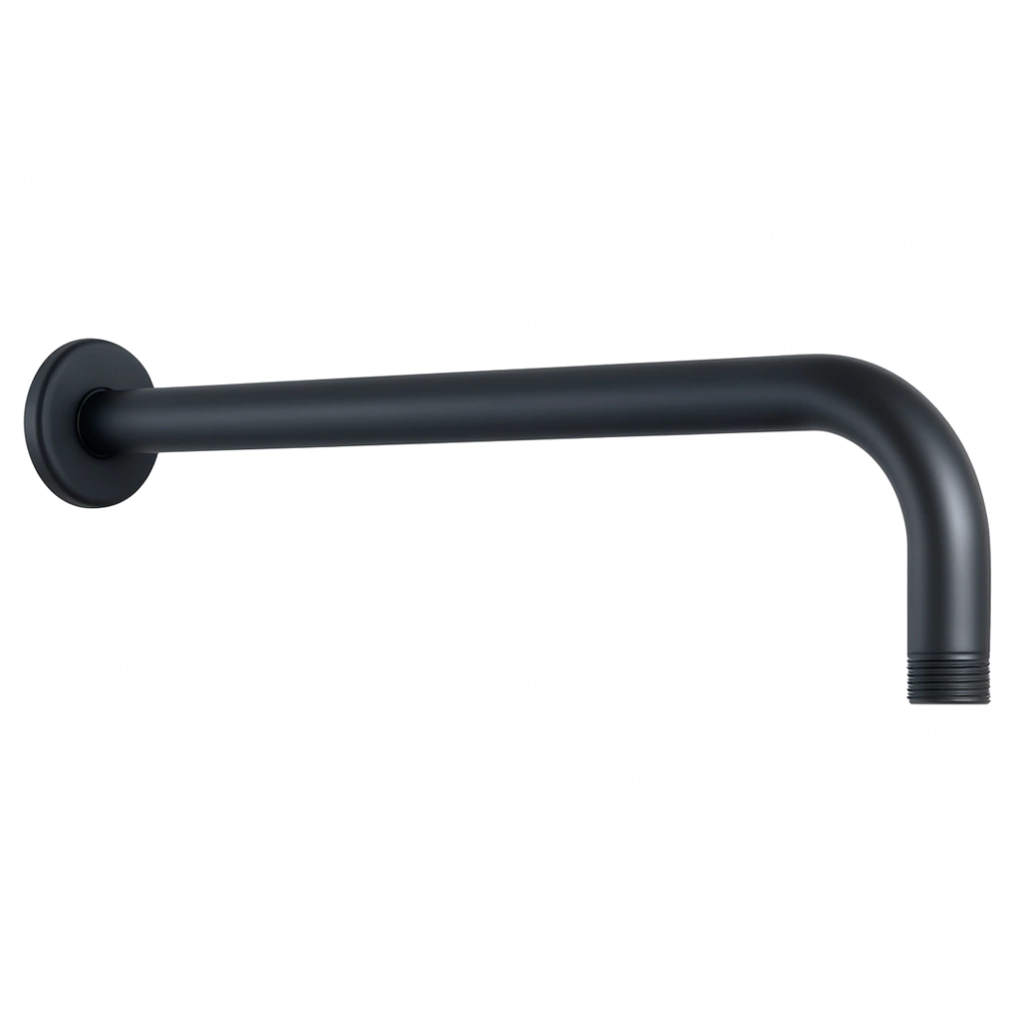 Brazo de Ducha Novohome P/Lluvia 35cm Color Negro