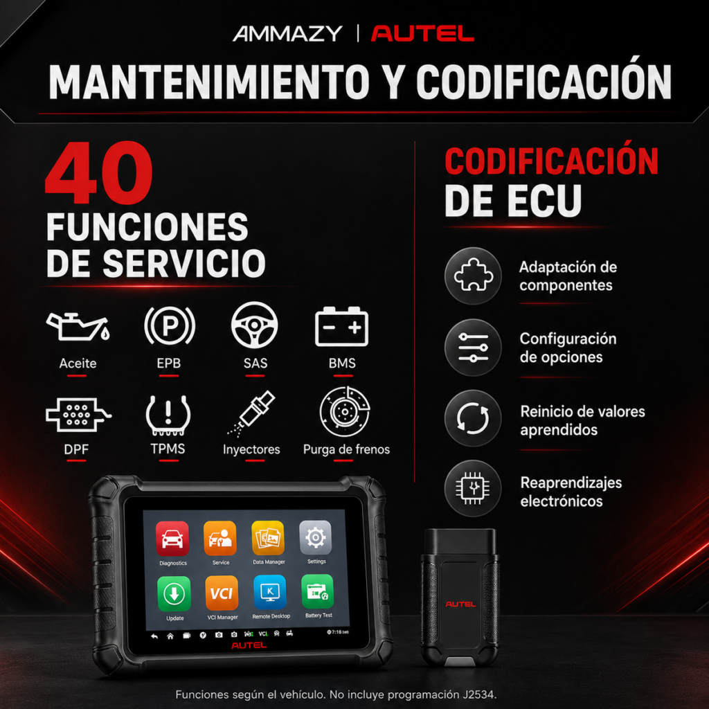 Scanner automotriz Autel MaxiDAS DS900BT - imagen 5