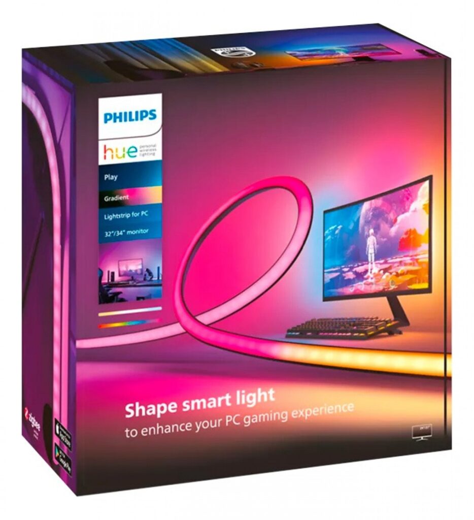 Tira de iluminación Philips Hue Gradient PC Strip 32-34 pulgadas EU