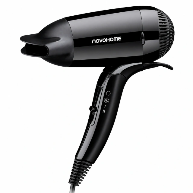 Secador Novohome de Pelo Plegable Aire Frio y Calor 1200W