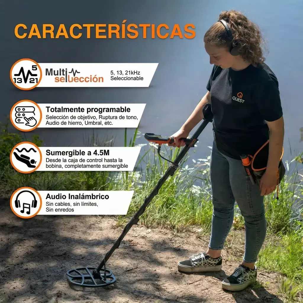 Detector de Metales Quest Q35 con XPointer - imagen 9