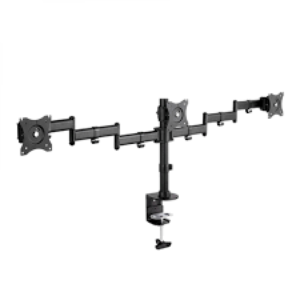 Soporte triple de escritorio para monitores Intelaid IT-DB3E