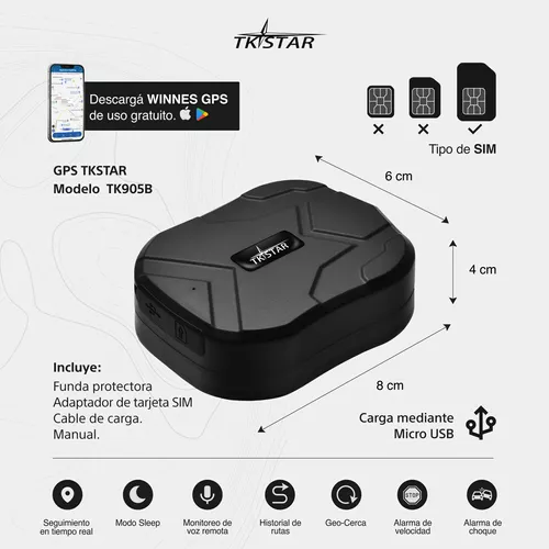 Gps Tracker 2G Localizador Iman Bateria 10000mah - imagen 2