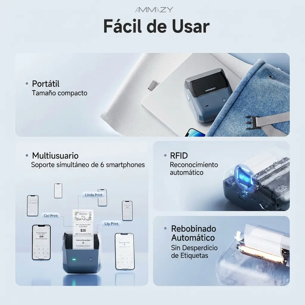 Impresora Térmica Portátil Niimbot B31 - imagen 6