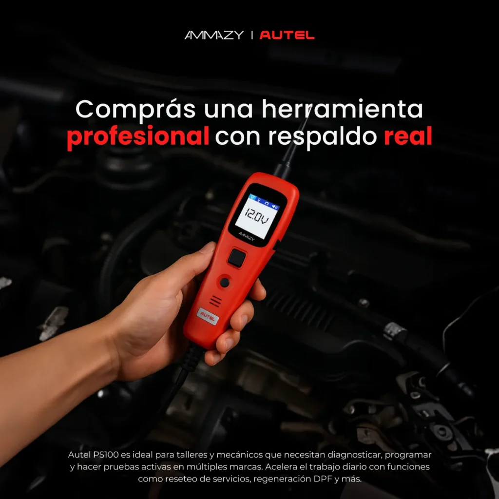 Punta lógica automotriz Autel PowerScan PS100 - imagen 8