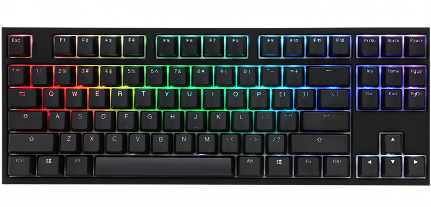 Teclado Ducky One 2 RGB TKL Cherry MX Red