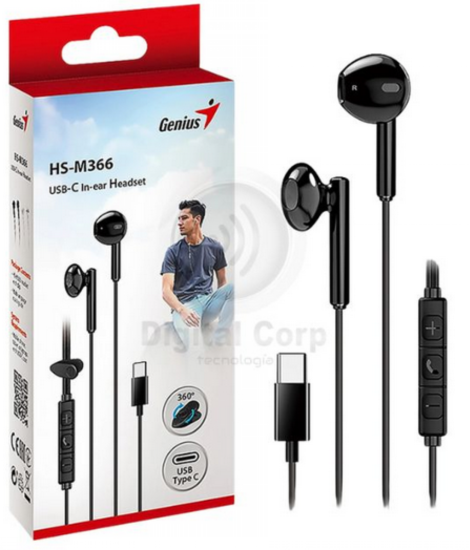 Auriculares Genius HS-M366
