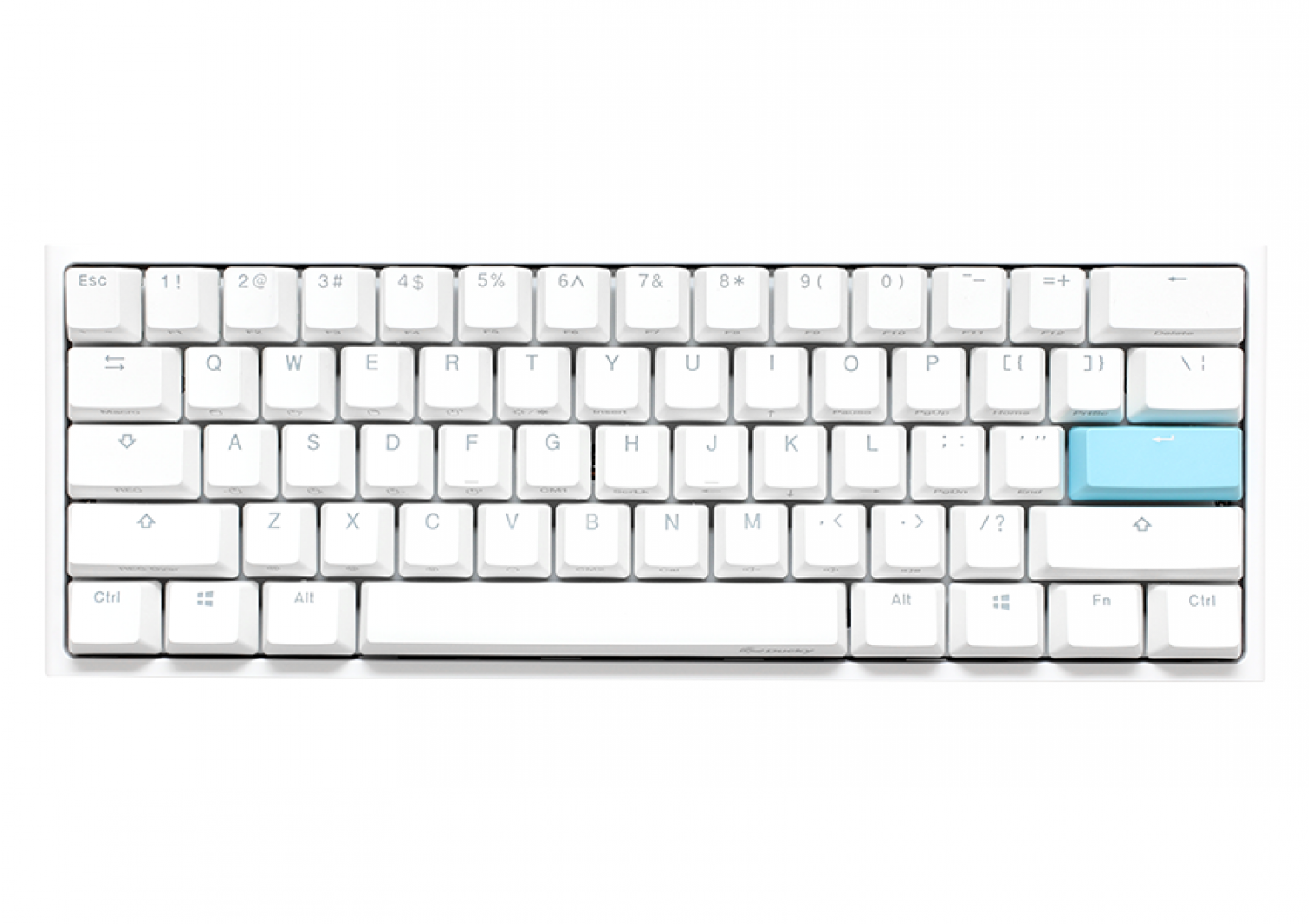 Teclado Ducky One 2 Mini RGB White Kailh Box Silent Red