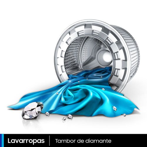 Lavarropa Samsung Carga Frontal 6,5 Kg Silver WW65A4000SU - imagen 4