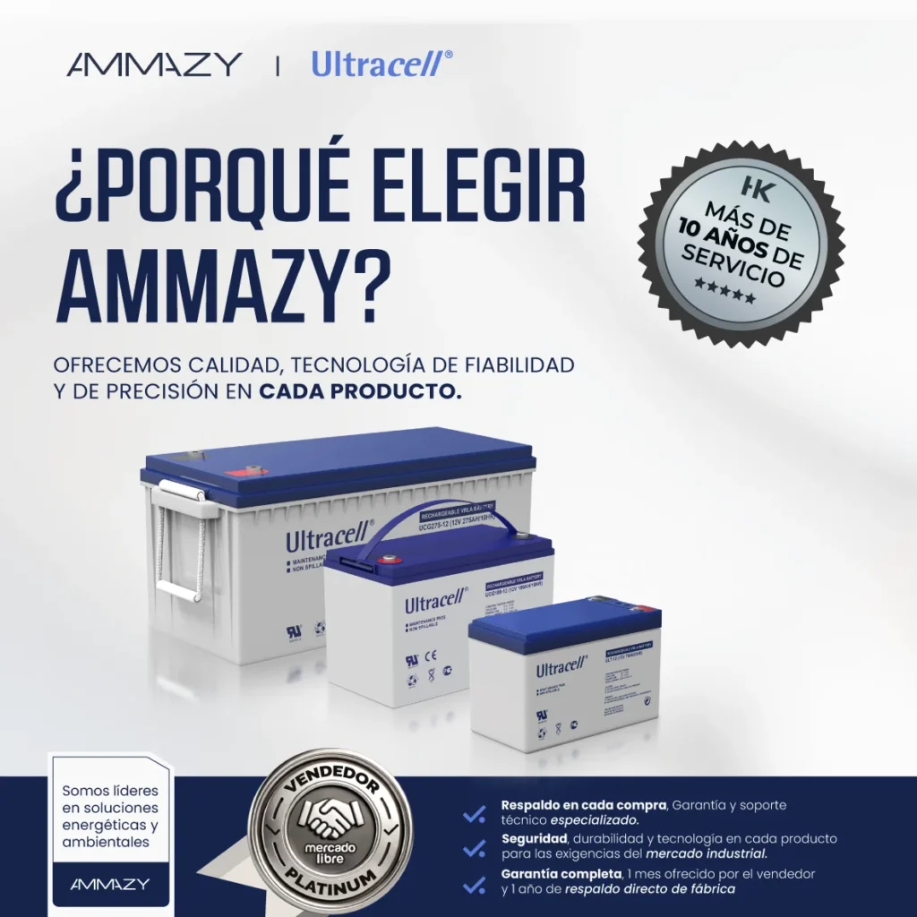 Batería VRLA Ultracell UL7-12 F1 7Ah 12V para UPS y Alarmas - imagen 8